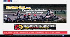 Desktop Screenshot of karting-sud.com